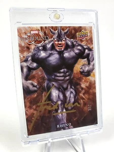 2022 UPPER DECK MARVEL UNBOUND RHINO AUTO #56 20/50 FREE SHIPPING - Picture 1 of 2