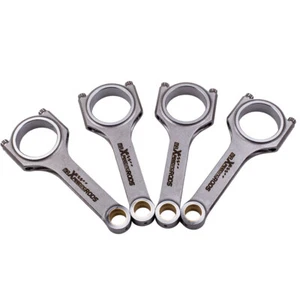 H-Schaft Pleuel for Audi A3 A4 A6 S4 TT 1.8T Turbo Connectingrods ARP 144mm/19mm - Picture 1 of 12