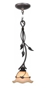 Vaxcel Lighting PD38807 Oil Shale Vine 1-Light Mini Kitchen Island Pendant NIB - Picture 1 of 2