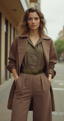 Mujeres Bohemio Antiguo Oro Metal Flor Dije Cinturón Elástico Cintura de Cadera Talla S M Foto 1 de 4