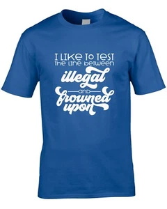 Camiseta Frowned Upon Bad Idea Para Hombre Divertido Regalo Para Él Problema Rebelde Broma Ciervo - Imagen 1 de 9