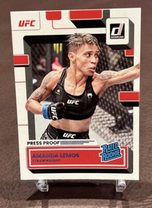 2023 Donruss UFC - AMANDA LEMOS *Silver Press Proof RATED ROOKIE RC!* #219 🔥🔥