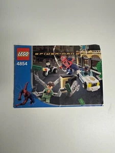 Lego Spiderman Doc Ock's Bank Robbery (4854) Instruction Booklet Only - Picture 1 of 1