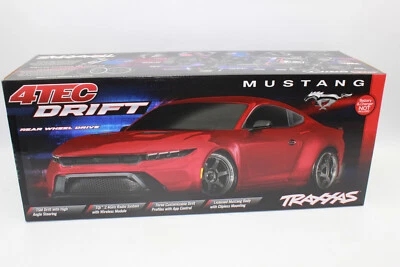 Traxxas TRX 105237 4 RED Ford Mustang 4-TEC Drift rot 1:10 Brushed 2WD NEU - Bild 1 von 4