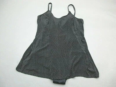 Traje de baño de una pieza a lunares negros/blancos talla 17/18 Basic Editions para mujer 1L Foto 1 de 4