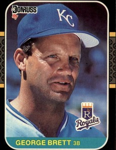 1987 Donruss Baseball #54 George Brett