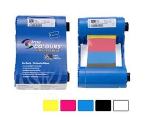 Zebra Ruban True Colours P100i P110i P120i Printer 800017-240 4-COLOR Ruban - Afbeelding 1 van 1