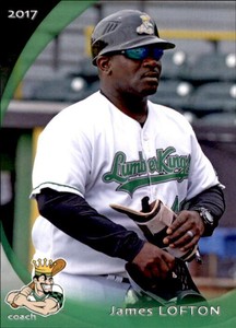 2017 Clinton LumberKings Grandstand #17 James Lofton University of Nebraska Card
