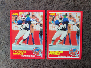 PICK 1 - 1989 Score ROOKIE Thurman Thomas #211 - Buffalo Bills Legend