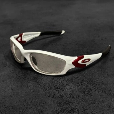 Discontinued Oakley STRAIGHT JACKET White Red sunglasses Accessories d270 - Image 1 of 4