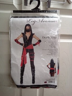 Смертельный ниндзя самурай взрослый костюм для Хэллоуина размер S/P - Изображение 1 из 4