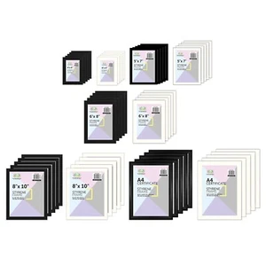 5 x Foto Bilderrahmen 4"x6"/5"x7"/6"x8"/8"x10"/ A4 Zertifikat Styrolrahmen - Bild 1 von 33