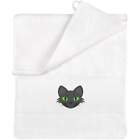 'Black Cat' Flannel / Guest Towel (TL00053718)