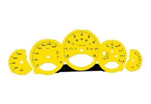 For Porsche Carrera 911, 997 Yellow - Speedometer dials from MPH to km/h Gauges - Picture 1 of 6