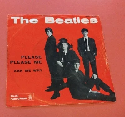 THE BEATLES Please Please Me / Ask Me Why 7"  45 Giri Qmsp16346 - Imagen 1 de 4