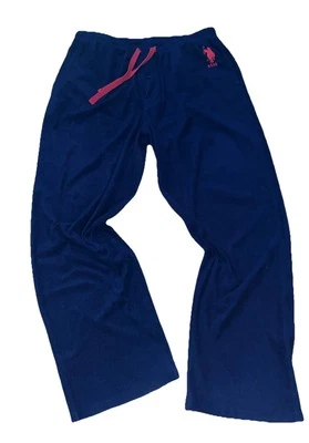 Pijama de salón US Polo Assn para hombre pantalones polar bordado azul marítimo XL Foto 1 de 4