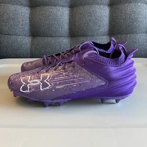 Under Armour Blur 2 MC Suede Football Cleats 3027978-500 Size 8.5 Purple - Picture 1 of 7
