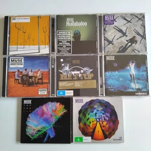 Muse CDs x8 Bulk Lot: 2nd Law Hullabaloo Resistance Absolution Haarp OoS Showbiz - Picture 1 of 24