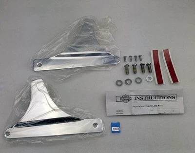 Harley-Davidson Softail Chrome Sissy Bar Side Plates *New In Box* 53378-03A - Image 1 of 4