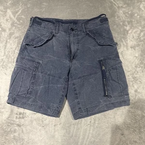 Polo Ralph Lauren Shorts Mens 32 Blue Utility Ripstop Cargo Military Surplus - Picture 1 of 12