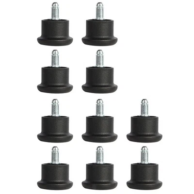 10Pcs Chair Glides to Replace Casters Office Chair Glides for Sofa Furniture - Bild 1 von 4