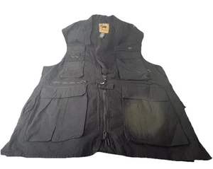 Humvee Vest Mens XLarge Black Campco Adventure Gear Hunting Fishing Photography - Picture 1 of 6