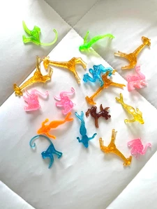 16 Vintage ZOO-PIKS AFFE MEERJUNGFRAU MENGE Cocktail Party Getränk Picks Barware SONIC - Bild 1 von 1
