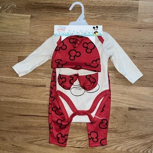 Disney's Mickey Mouse 4 Piece Set Baby Bodysuit, Size 0-3 Months NWT! - Picture 1 of 6