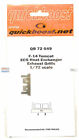 QBT72649 1:72 Quickboost F-14 Tomcat ECS barbecues d'échappement échangeur de chaleur (kit FNM)
