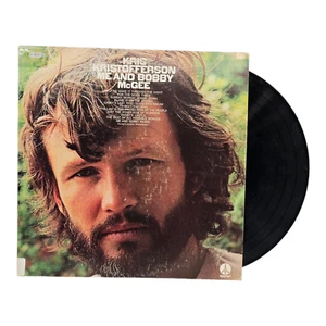 Kris Kristofferson: Me And Bobby McGee LP Vinyl Monument Record KZ-3081 - Picture 1 of 3