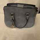 Bueno Pocket Book Blue Faux Leather Zippered Purse With Pockets