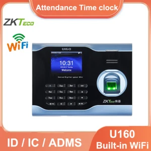ZKTeco U160 TCP/IP WiFi Biométrico Reconocimiento de Huellas Dactilares Tiempo Reloj Asistencia - Imagen 1 de 12