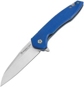 Maserin Sport Liner Folding Knife Satin 440 Steel Blade G10 Handle - 46003G10B - Picture 1 of 1