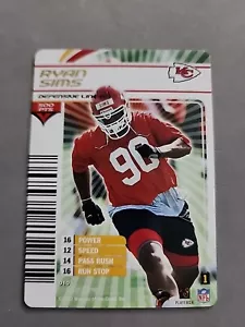 WOTC NFL SHOWDOWN 2003 RYAN SIMS FOIL 1ST & GOAL SET TARJETA #010 - Imagen 1 de 2