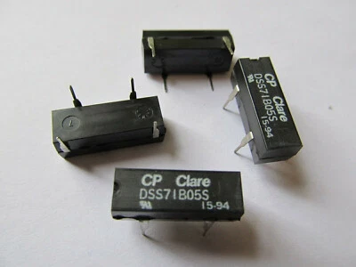 CP Clare DSS71B05S  Dry REED Relay 5V 4pin DIP  1-Form-B - Image 1 of 2