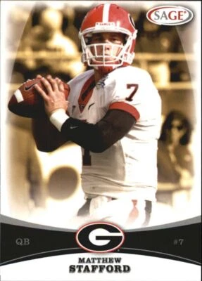 2009 SAGE #50 Matthew Stafford - NM-MT - Image 1 of 2