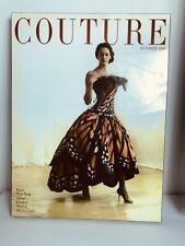 PICTURE OF A POSTER COUTURE 1968 MODEL IN DESIGNER BUTTERFLY DRESS 17.5" X 24"