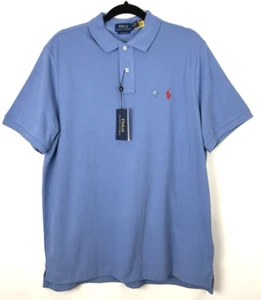 Polo Ralph Lauren Para hombres XXL Calce Clásico Algodón Malla Polo Campus Azul NUEVO - Imagen 1 de 7