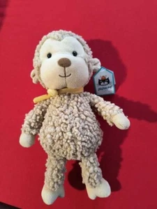 NWT Jellycat Fuzzkin Monkey plush 8" - Picture 1 of 3