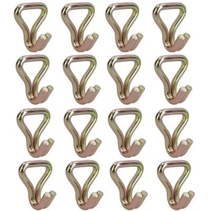 16x Correa de trinquete Gancho de anclaje Anillo de amarre Coche Transportador Enlace Resistente - Imagen 1 de 1