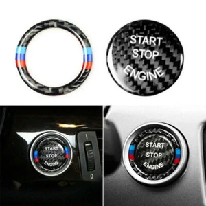 For BMW Vehicle Engine Switch Ignition Start Stop Button Trim Cover Cap Trim NEW - Picture 1 of 7