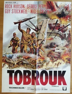 TOBROUK affiche cinema originale 80x60 rock hudson mascii TOBRUK - Bild 1 von 1