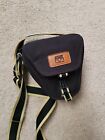 Jessop Small Black Camera Bag With Carrying Strap Blue Interior