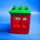 Duplo Red Train Cab With Green Roof -combined Shipping (train29)
