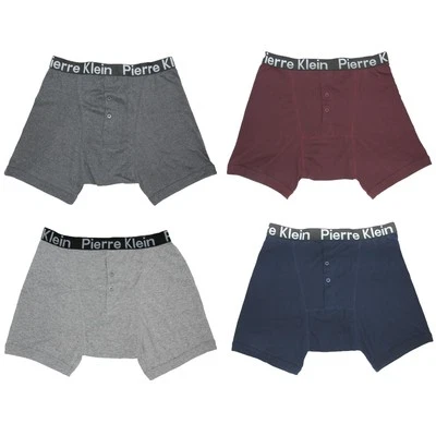 Pierre Klein Men's 2 Pack (4 Pairs) Boxer Shorts | Gift Box Set | Medium - 2XL