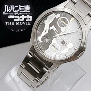 SEIKO Lupin vs Conan Showdown Time THE MOVIE Official Watch Limited to 5000 rare - Picture 1 of 17