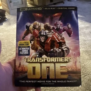 Transformers One [4K UHD + Blu-Ray, 2024 1) Includes Slipcover - Picture 1 of 2