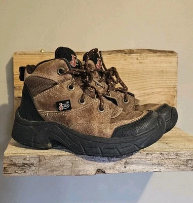 Botas de senderismo Justin de cuero para niños pequeños talla 12 Foto 1 de 4