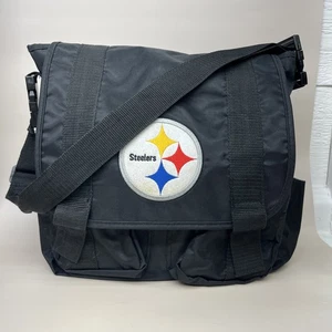 PITTSBURGH STEELERS Logo Bordado Portátil Tableta Libro Trasero Multi Bolsillos 12x11 - Imagen 1 de 8