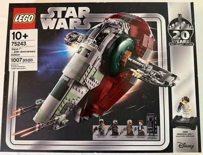 LEGO Star Wars 75243 Slave I издание к 20-летию новая запечатанная коробка СНЯТА С ПРОИЗВОДСТВА - Изображение 1 из 4